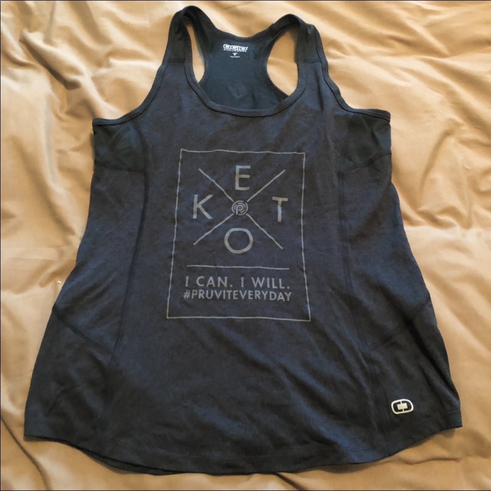 Pruvit Ketone dri fit workout tank size small
